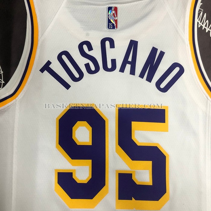 Maillot Los Angeles Lakers Juan Toscano-Anderson NO 95 Association 2021-22 Blanc